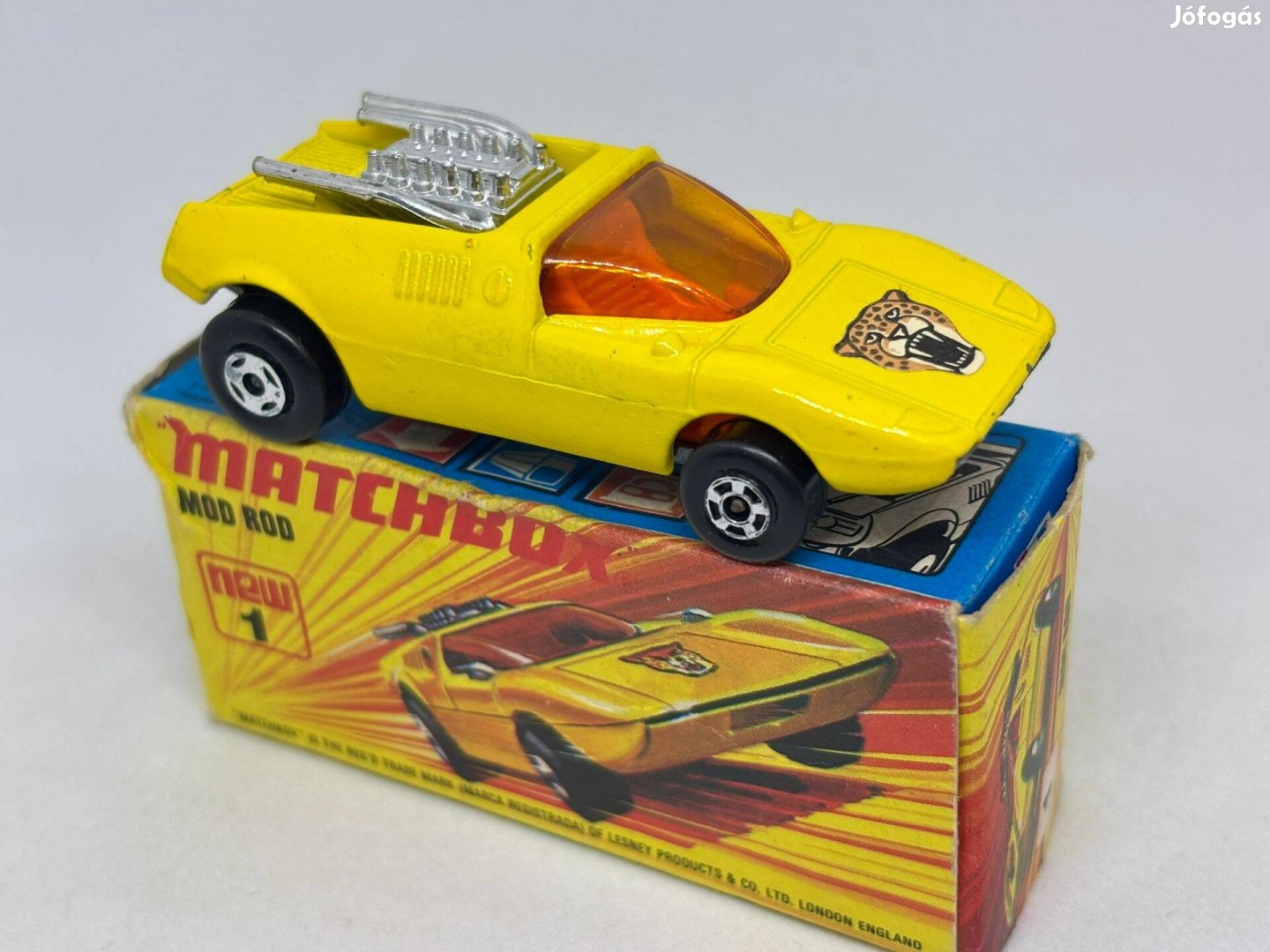 NR1 Mod Rod Matchbox modell + eredeti doboz