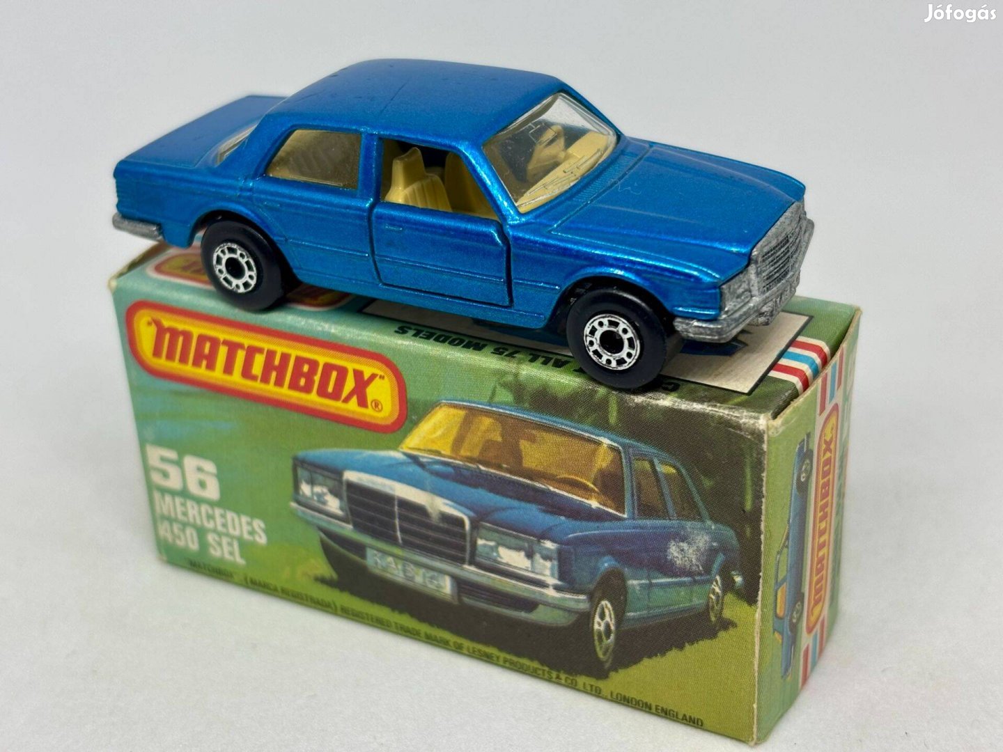 NR56 Mercedes 450 SEL Matchbox modell + eredeti doboz