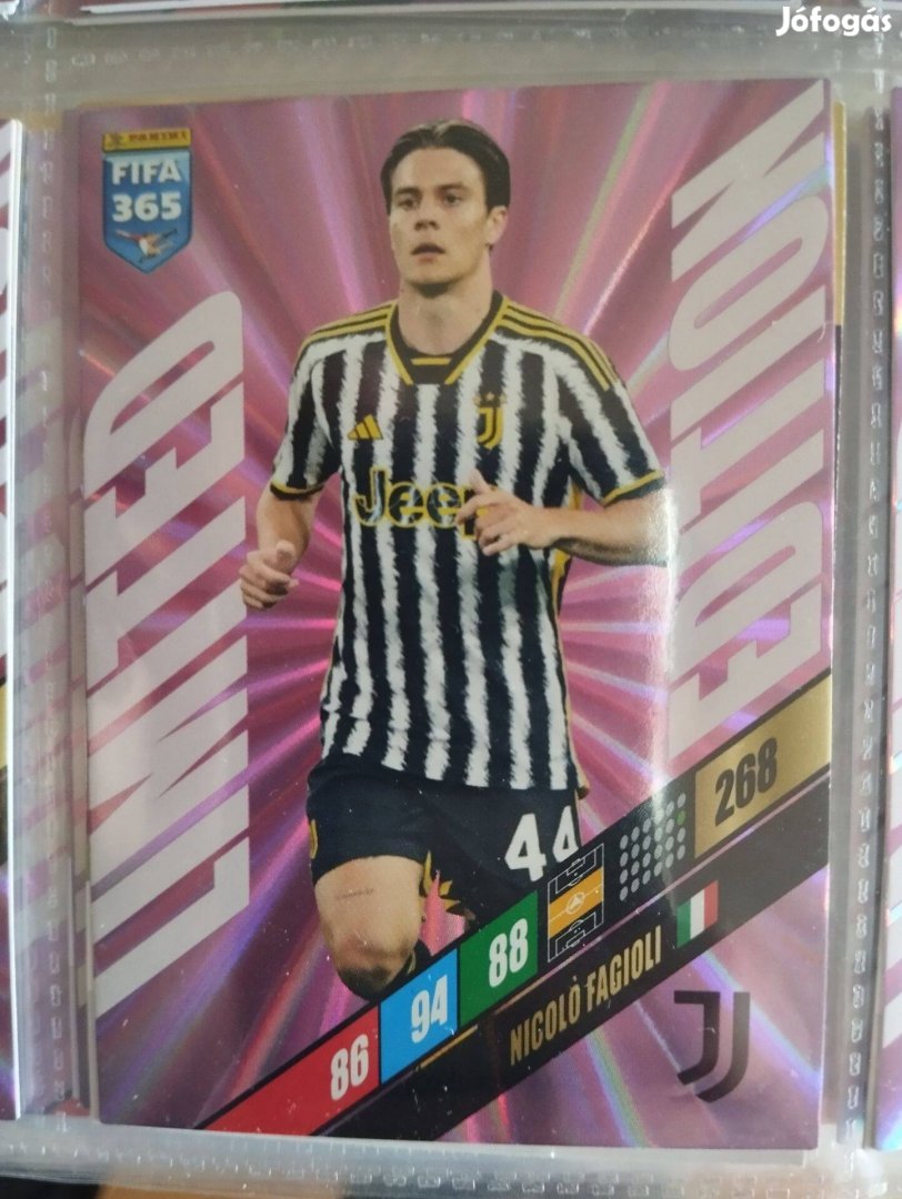 N. Fagioli (Juventus) FIFA 365 2024 Limited edition focis kártya