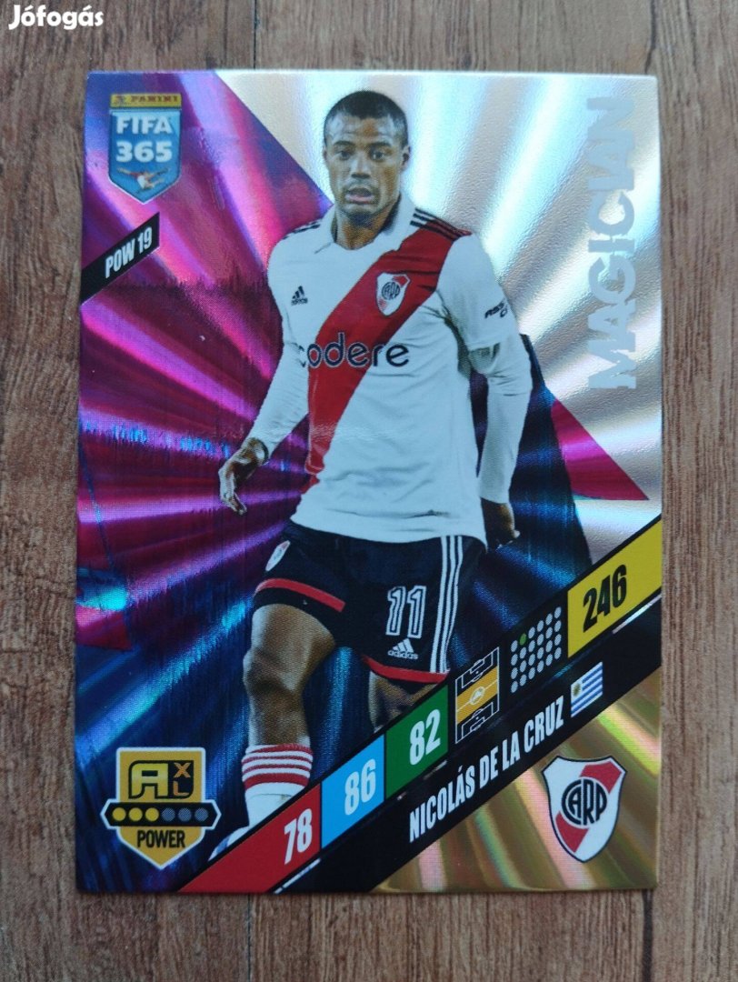 N. de la Cruz (River Plate) FIFA 365 2024 Power Magician focis kártya