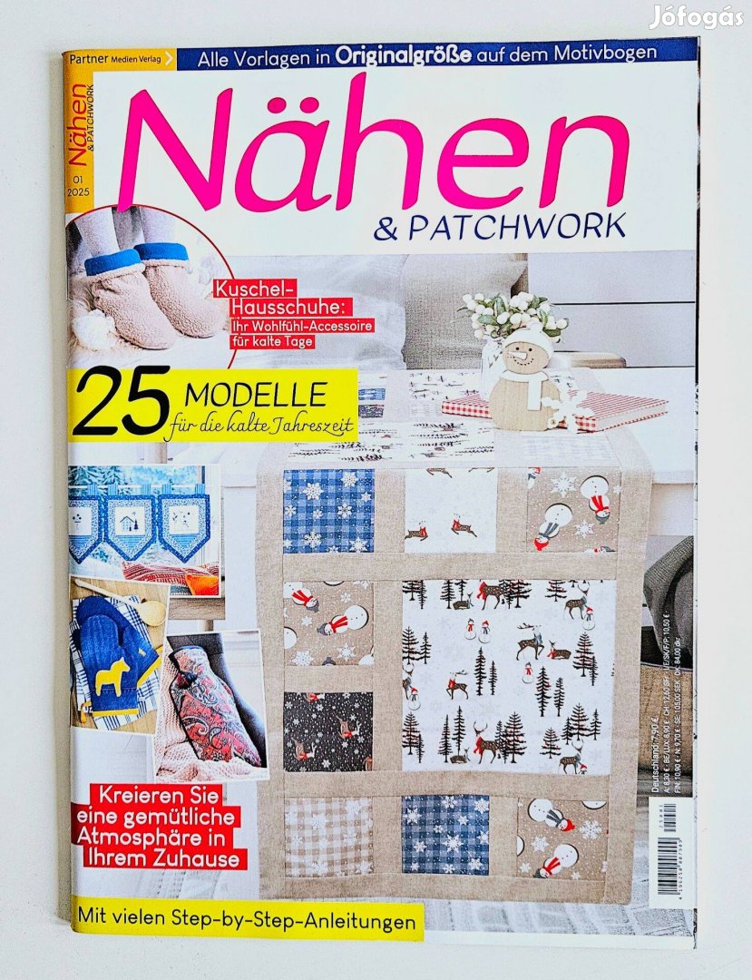 Nähen & Patchwork német nyelvű 2025/1