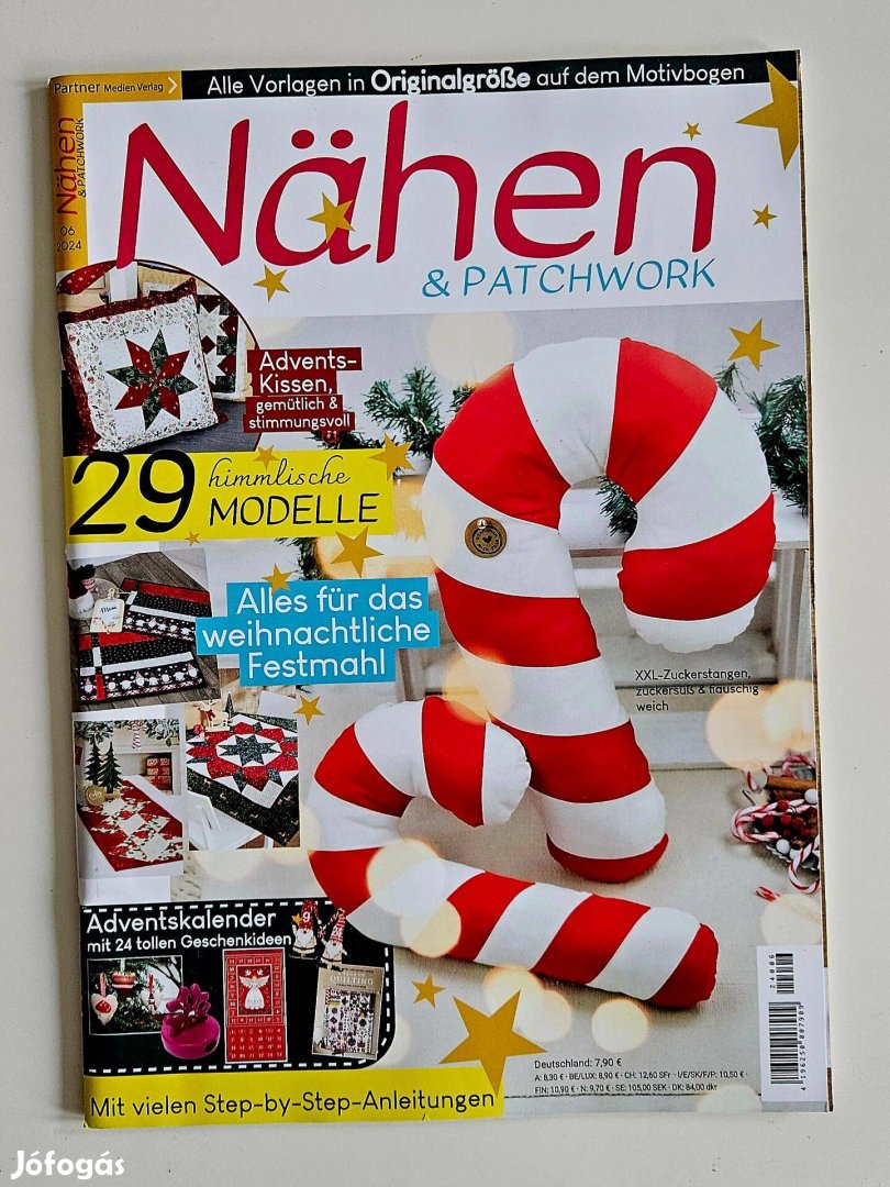 Nähen & Patchwork német nyelvű magazin 2024/6