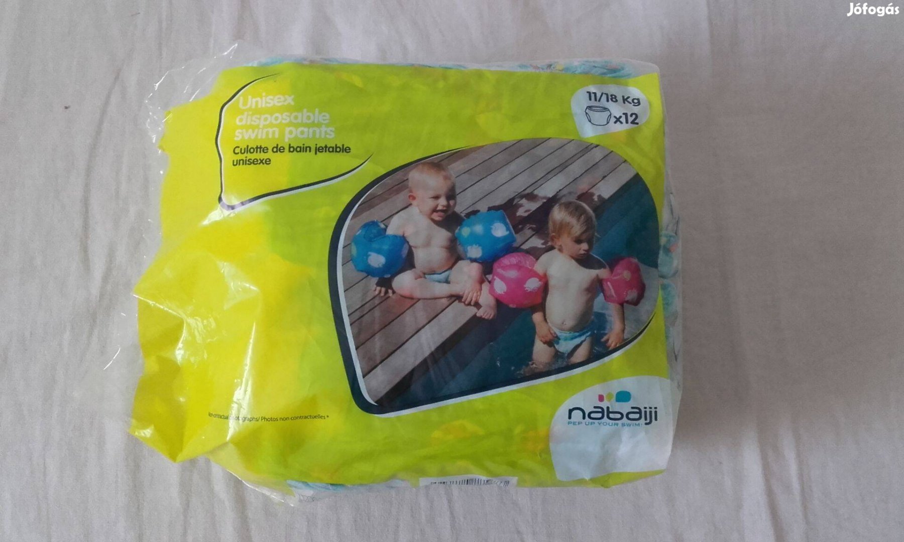 Nabaiji úszópelenka 11/18 kg, bontott, 10 darab