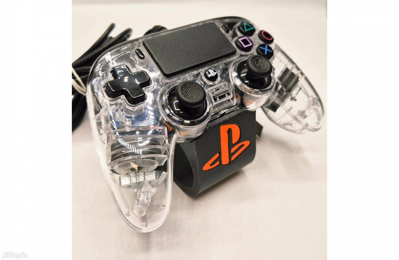 Nacon BB4470Blu PS4 vezetékes kontroller, kék, használt, 1 év garancia