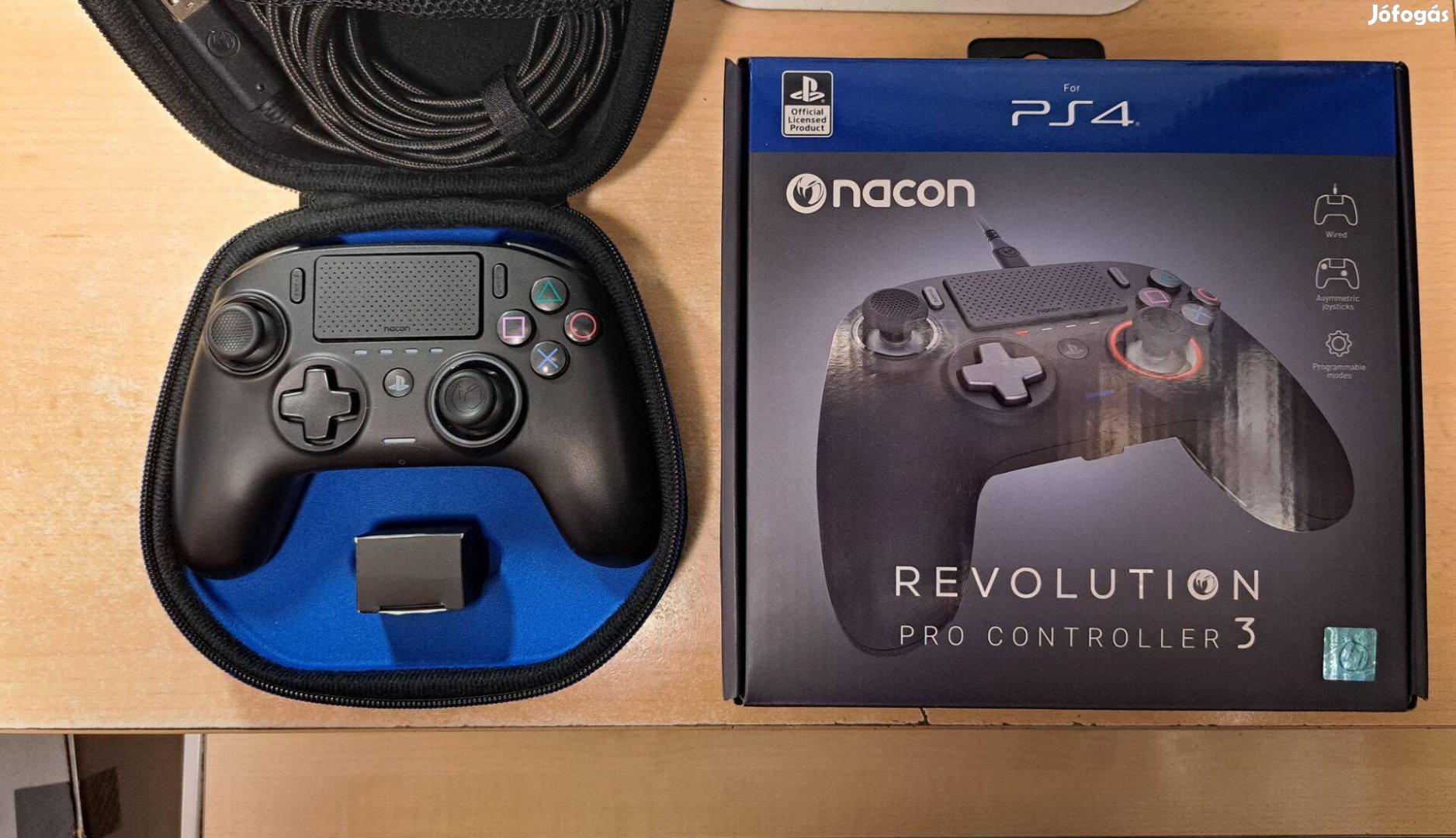 Nacon Revolution Pro 3 PS4 és PC Kontroller Újszerű Garis !