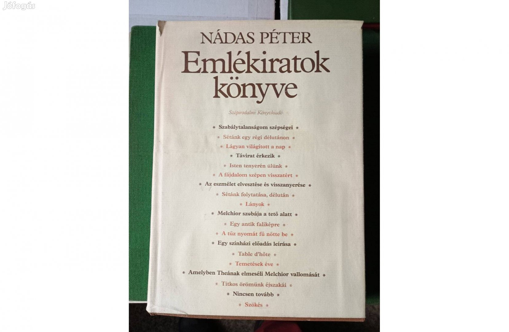 Nádas Péter: Emlékiratok könyve