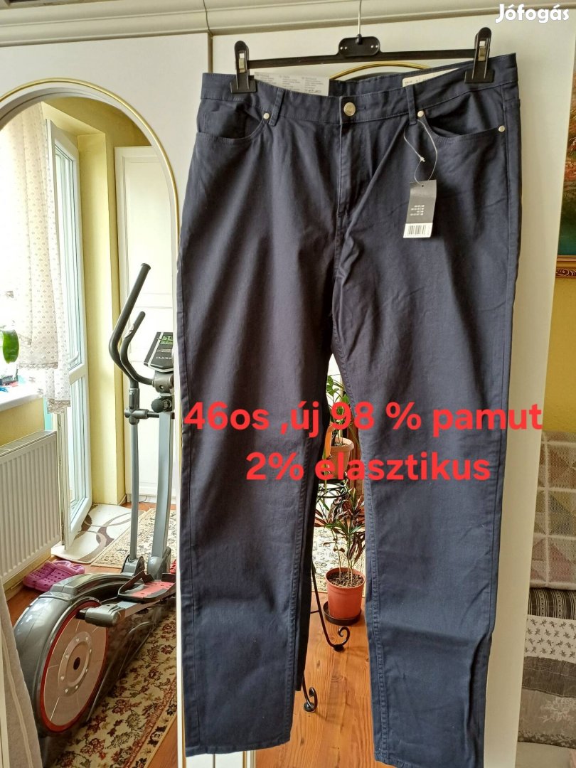 Nadrág új ,pamut 46os meretben,fekete