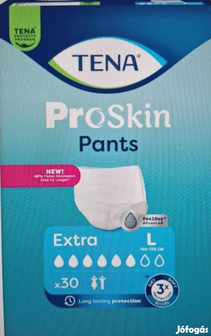 Nagrágpelenka Tena Proskin pants extra L