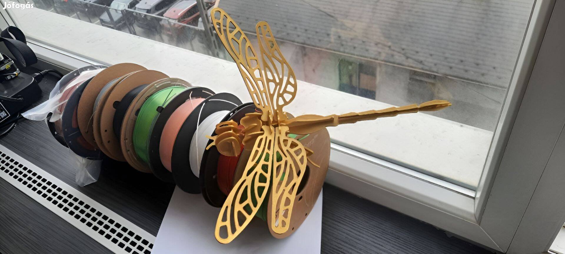 Nagy 3D-s rejtvényépítő Dragonfly. A 3D nyomtatás különböző színei