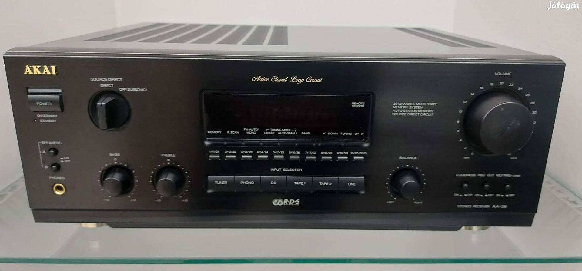 Nagy Akai AA-39 sztereo erősítő nagyon szép állapotban eladó