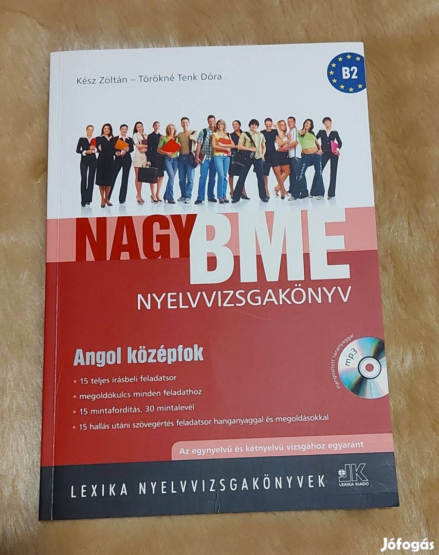 Nagy BME és Kitex angol nyelvvizsga könyvek