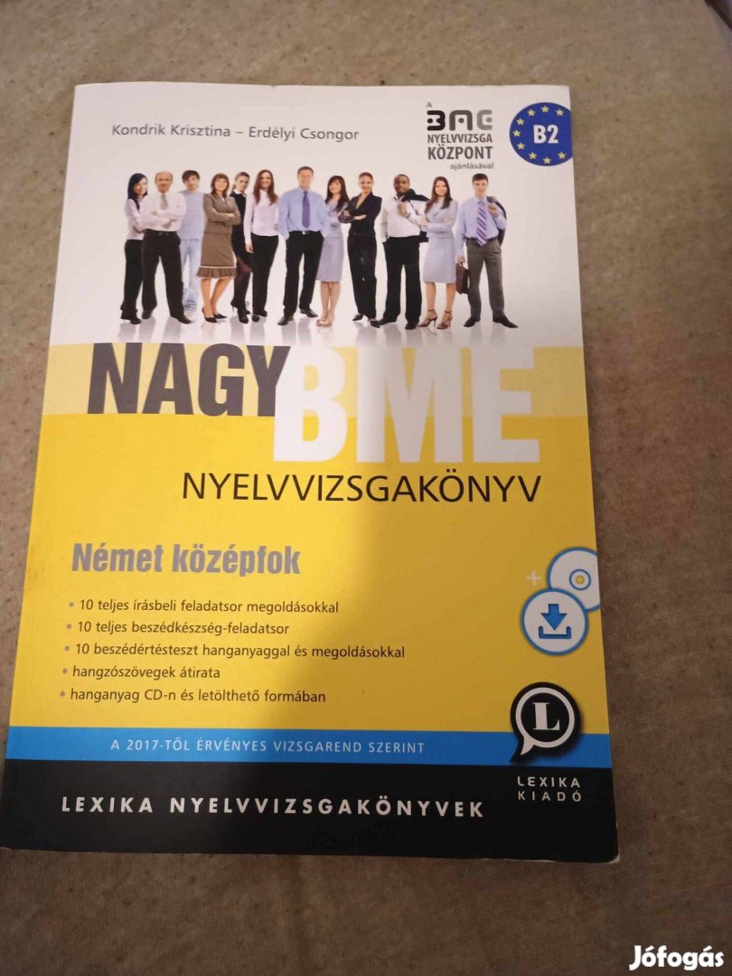 Nagy BME nyelvvizsgakönyv, Német középfok