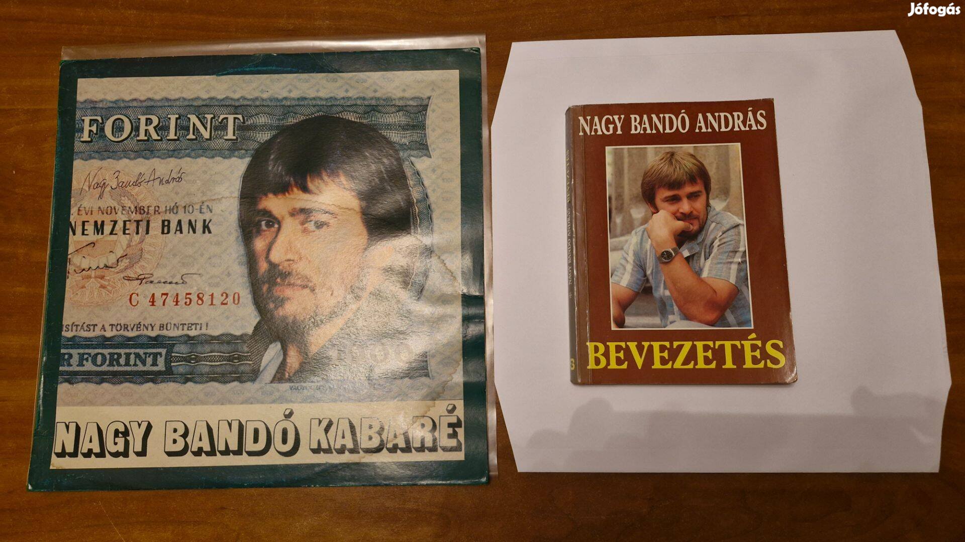 Nagy Bandó András Bevezetés dedikált könyv + dedikált bakelit lemez