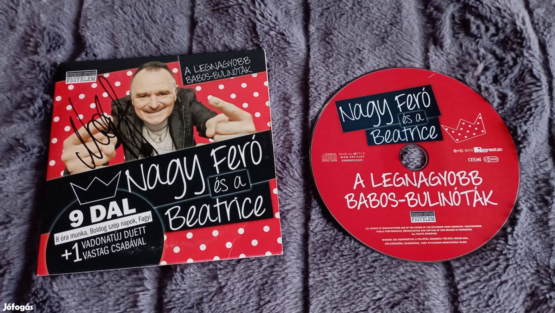 Nagy Feró és a Beatrice,Ritka cd,dedikálva!