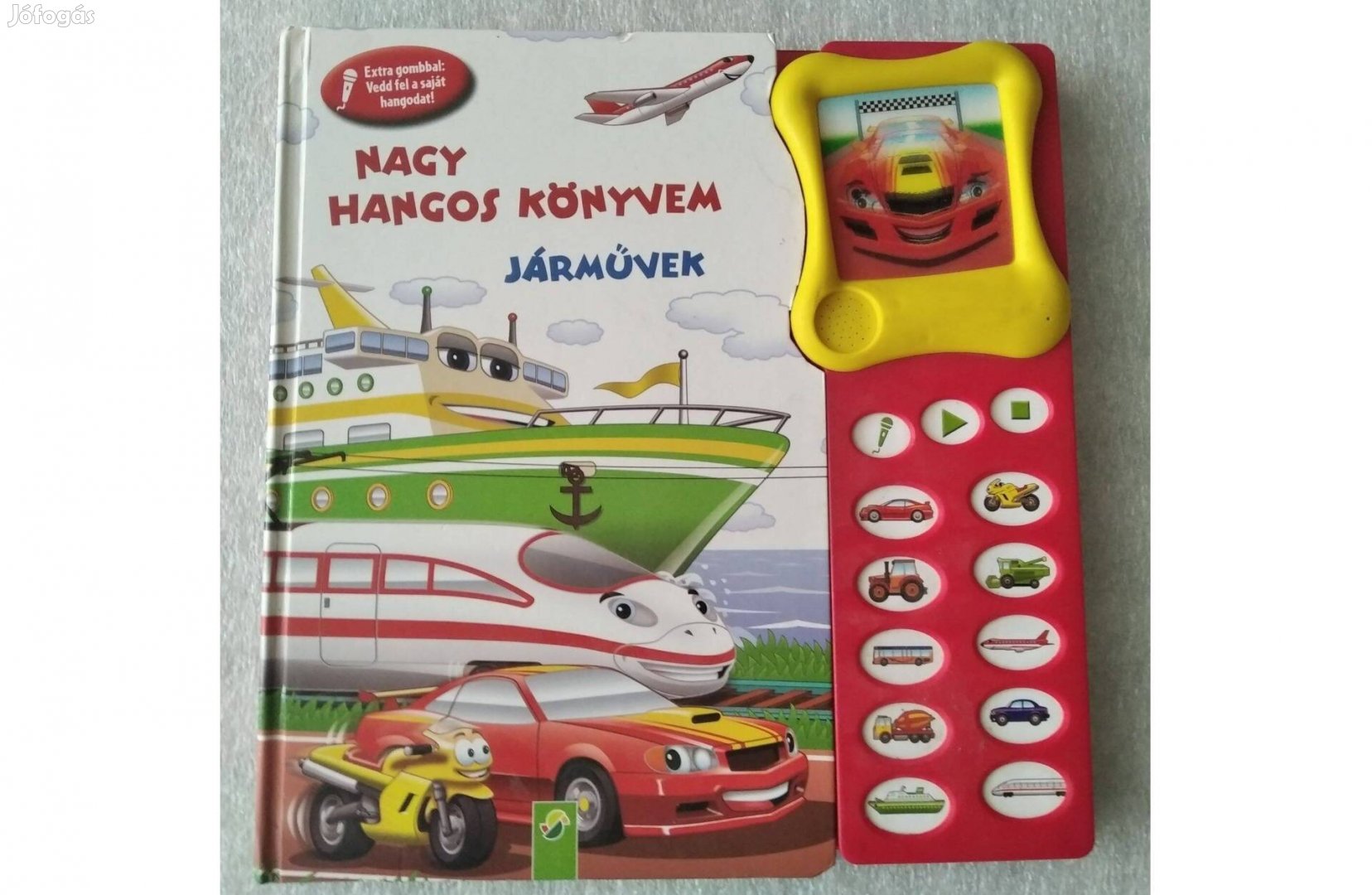 Nagy Hangos Könyvem Járművek Gyermekkönyv
