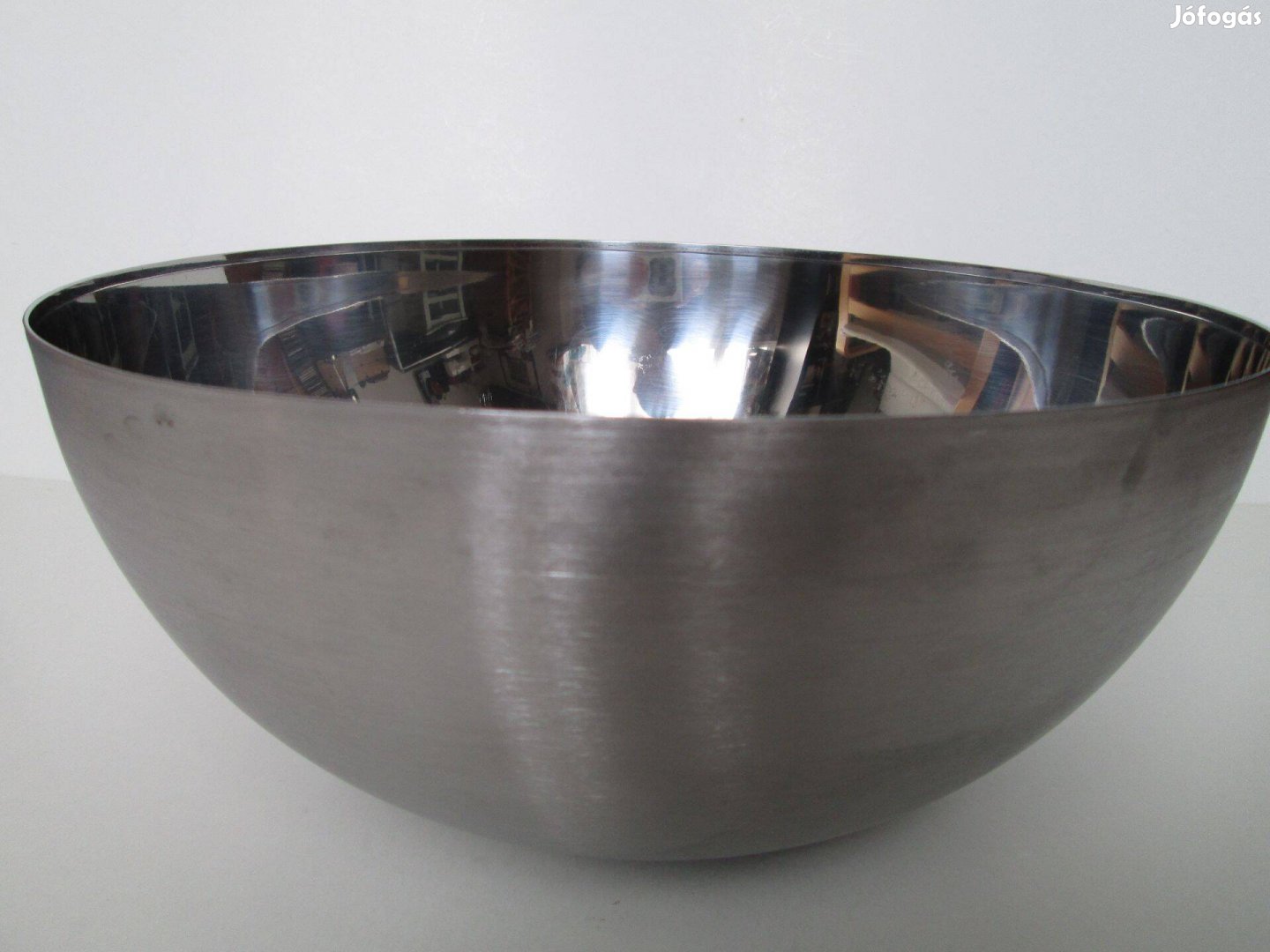 Nagy IKEA rozsdamentes tál (Blanda blank) átm.28cm