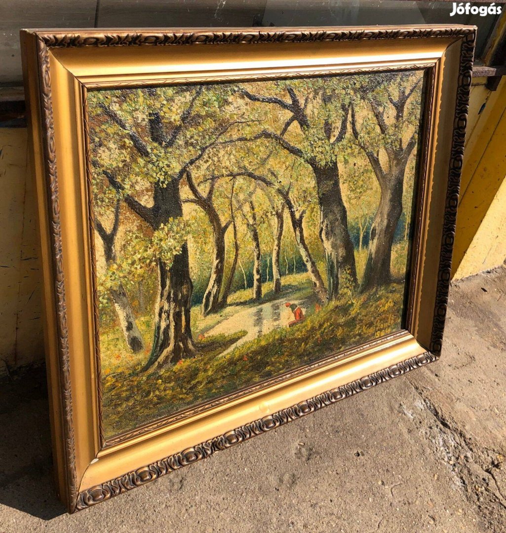 Nagy László (erdő) festmény ( 62 x 52)