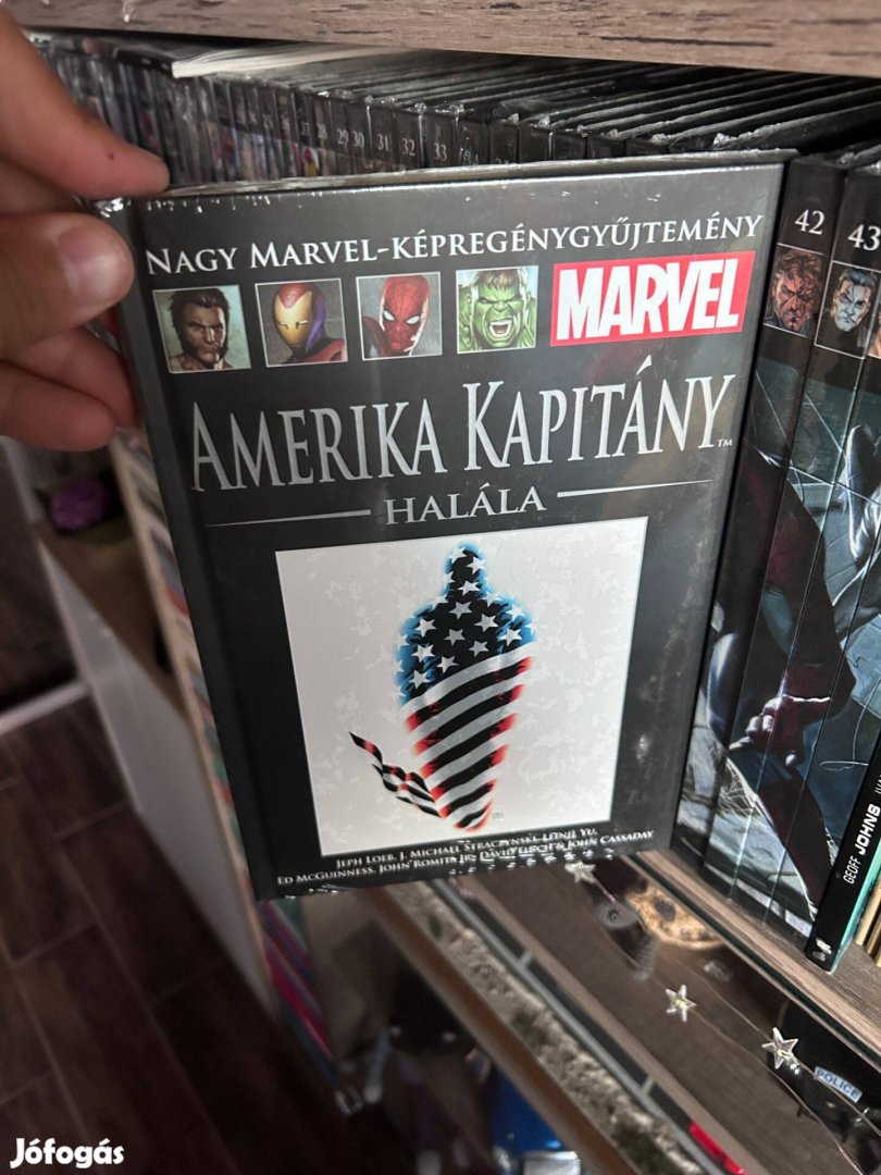 Nagy Marvel Képregénygyűjtemény Új 41 Amerika kapitány Halála