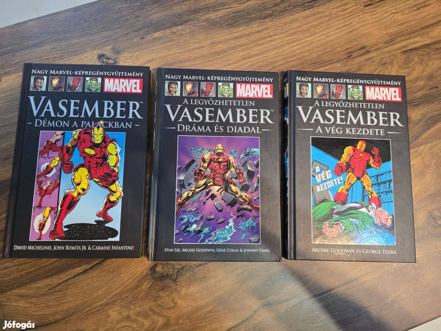 Nagy Marvel-Képregénygyűjtemény retro Vasember kötetek