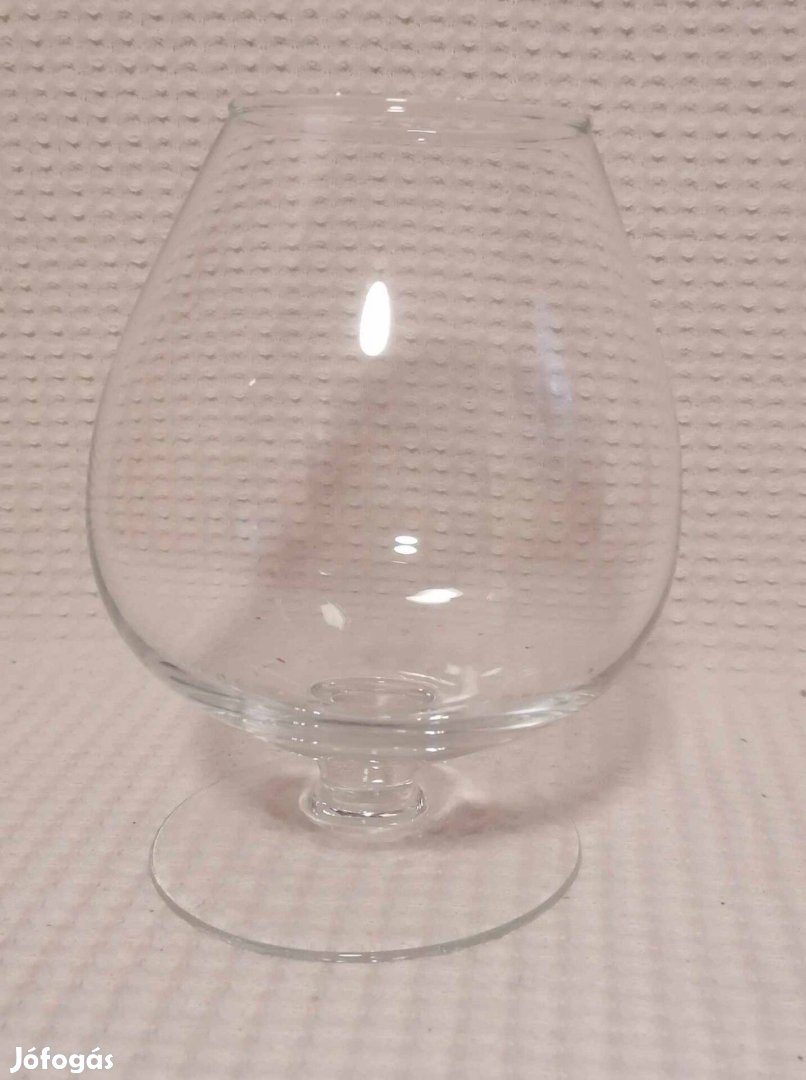 Nagy Talpas Különleges Ferde Üveg Kehely Whisky Pohár 15 cm