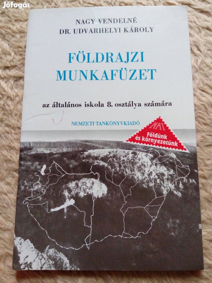 Nagy: Földrajzi munkafüzet az általános isk. 8. osztályának eladó!