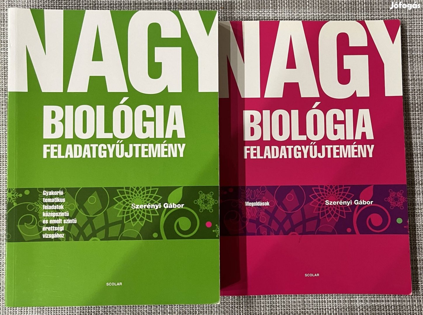 Nagy biológia feladatgyűjtemény + megoldások (Dr. Szerényi Gábor)