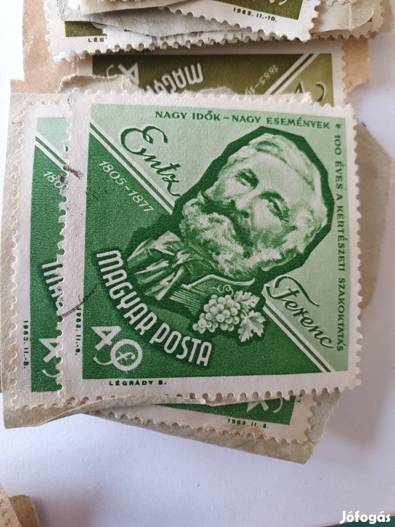 Nagy események régi bélyeg az 1960-as évekből 65 db