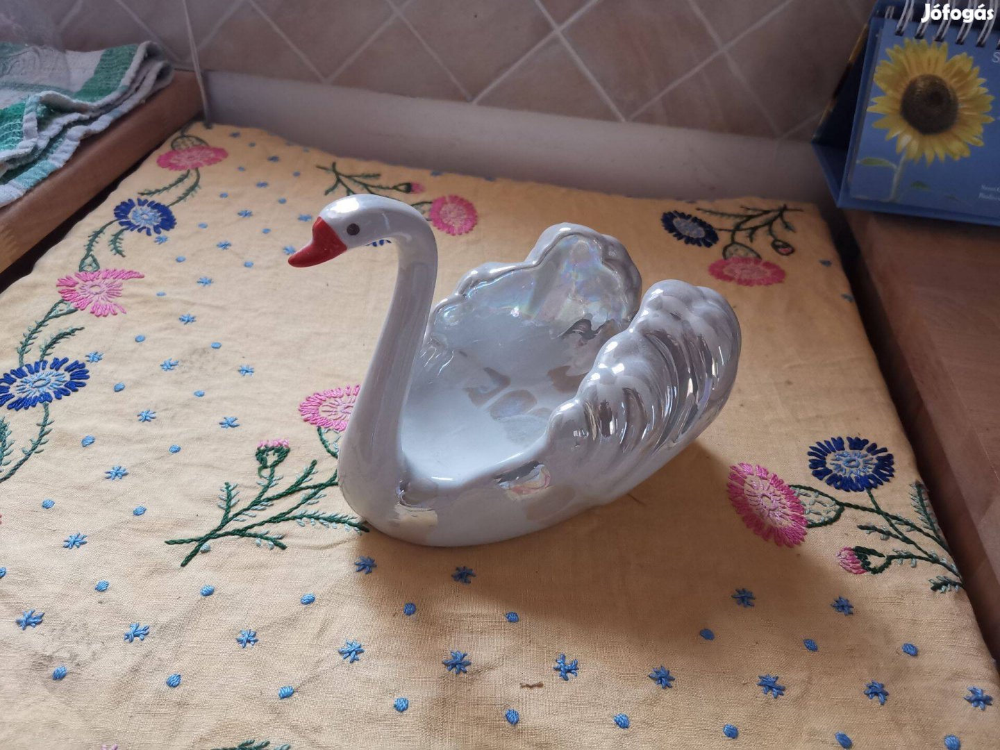 Nagy hattyú porcelán - Kyiv - Kijev ukrán porcelángyár