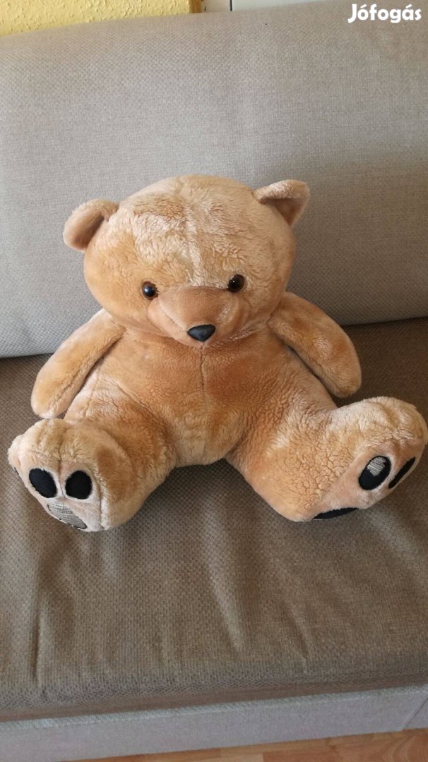 Nagy játék mackó medve bocs eladó olcsón 45 cm magas