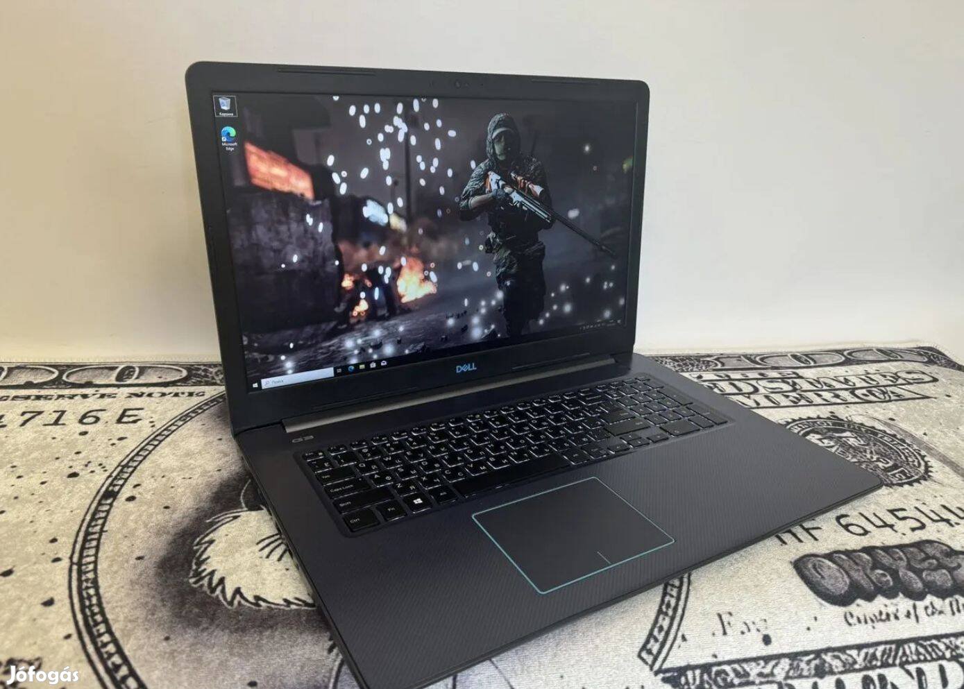 Nagy képernyős Dell inspiron laptop eladó 256GB SSD + 2TB HDD