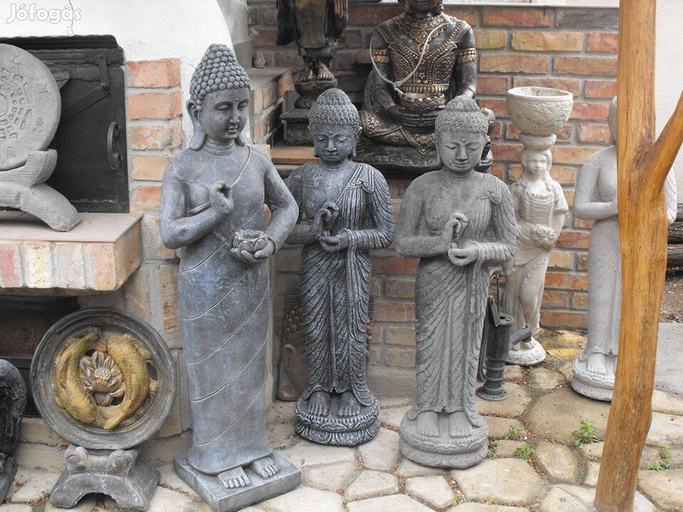 Nagy méretű Buddha szobor 90/ 120cm Vecsés en hétvégén is