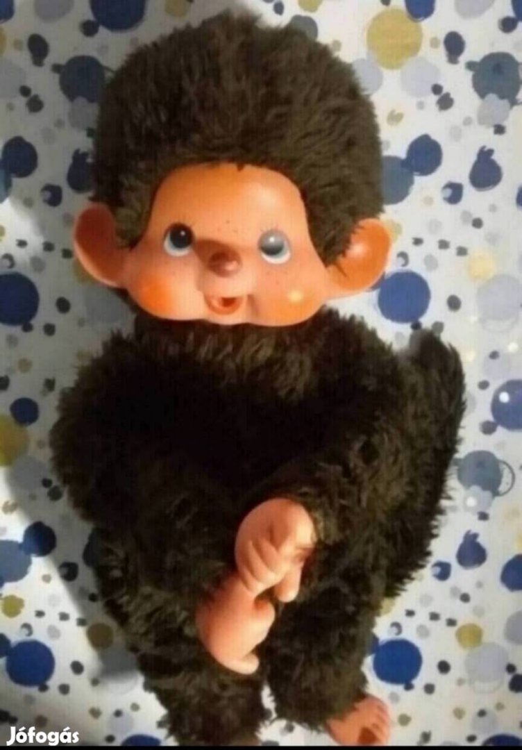 Nagy méretű Monchichi Monchhichi moncsicsi 