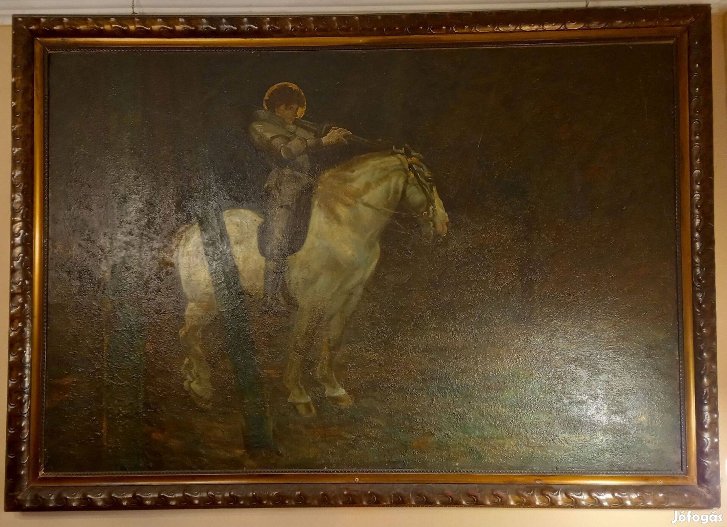 Nagy méretű antik olaj festmény 1800ból