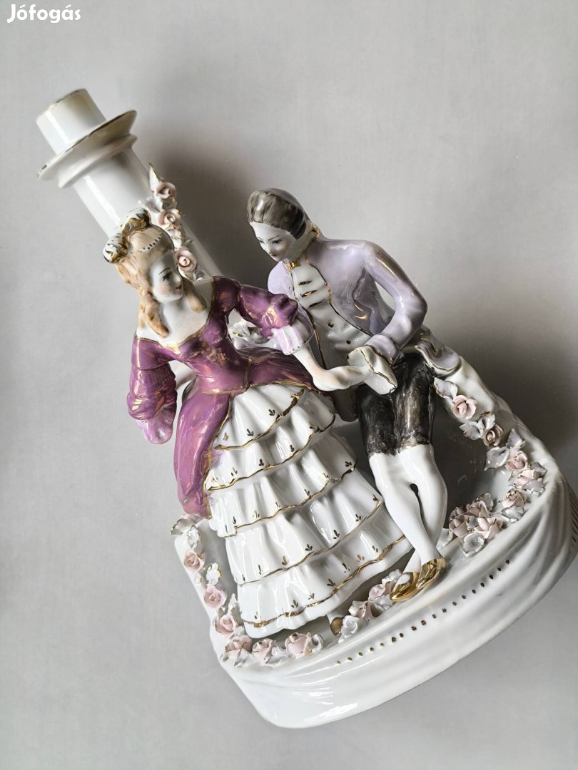 Nagy méretű porcelán lámpatest