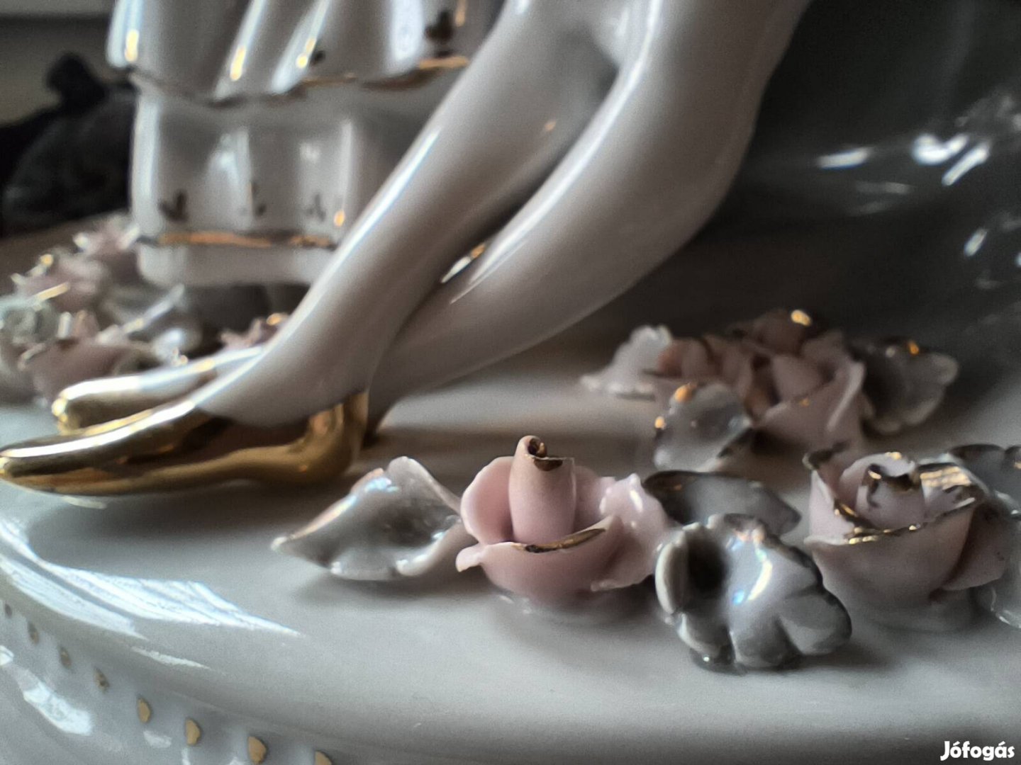 Nagy méretű porcelán lámpatest