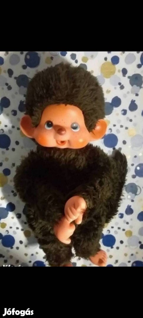 Nagy méretű ritka Monchhichi gyűjtőknek!