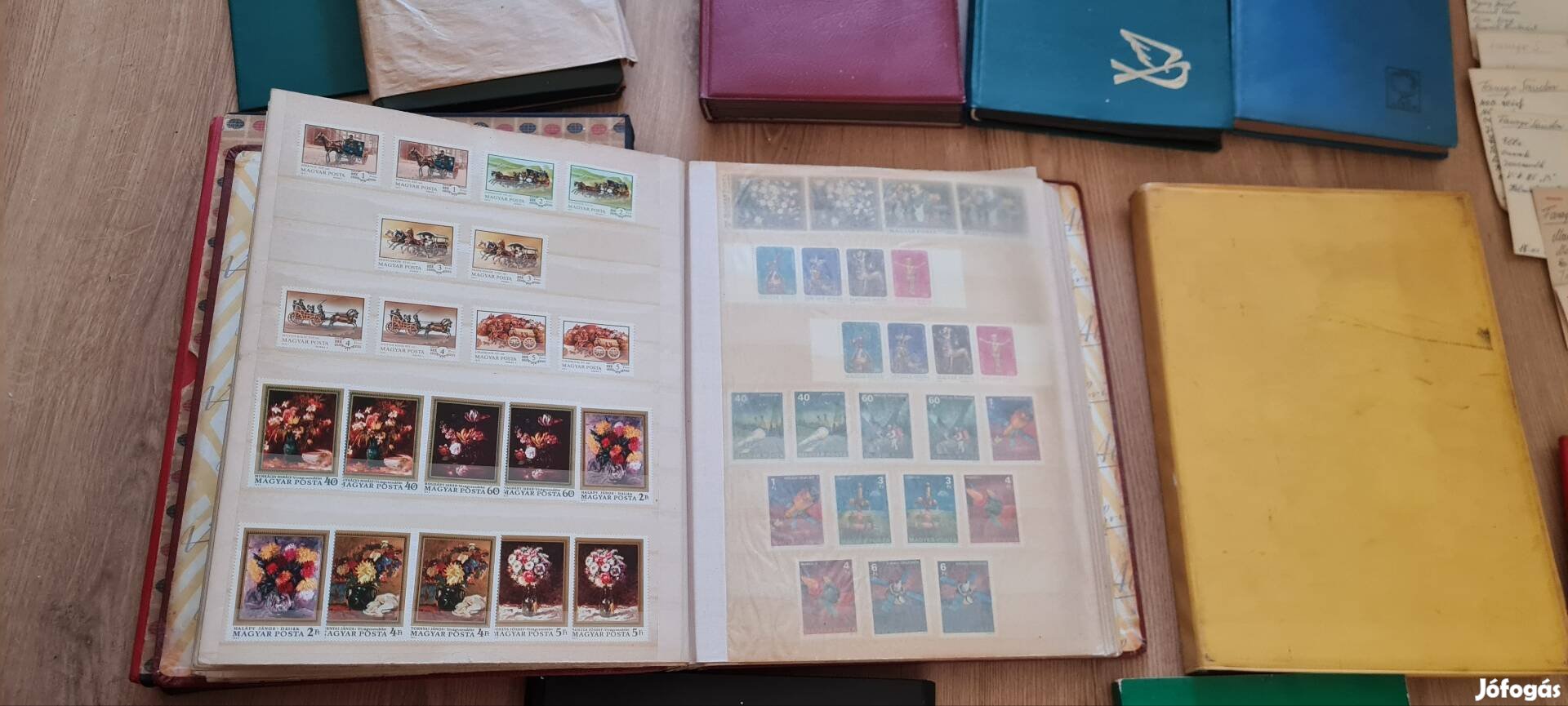 Nagy régi bélyeggyűjtemény