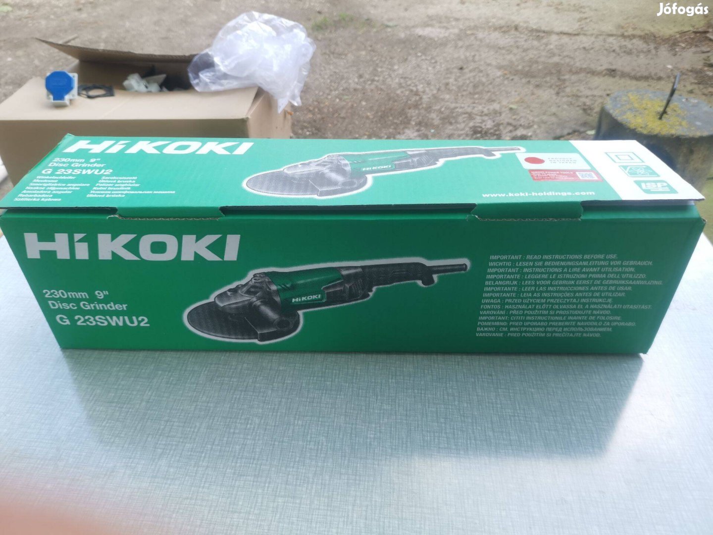 Nagy sarokcsiszoló - Hikoki - 1x használt!!!