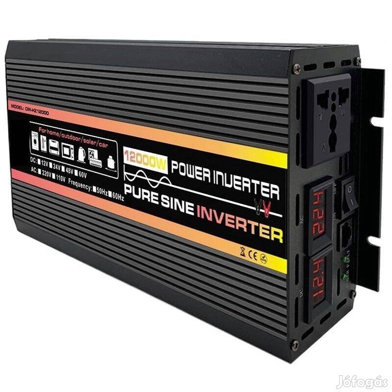Nagy teljesítményű tiszta szinuszos feszültségátalakító, 12000W,