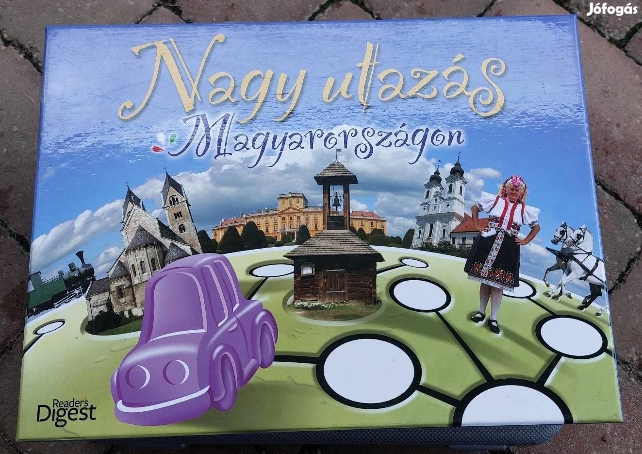 Nagy utazás Magyarországon társasjáték Újszerű