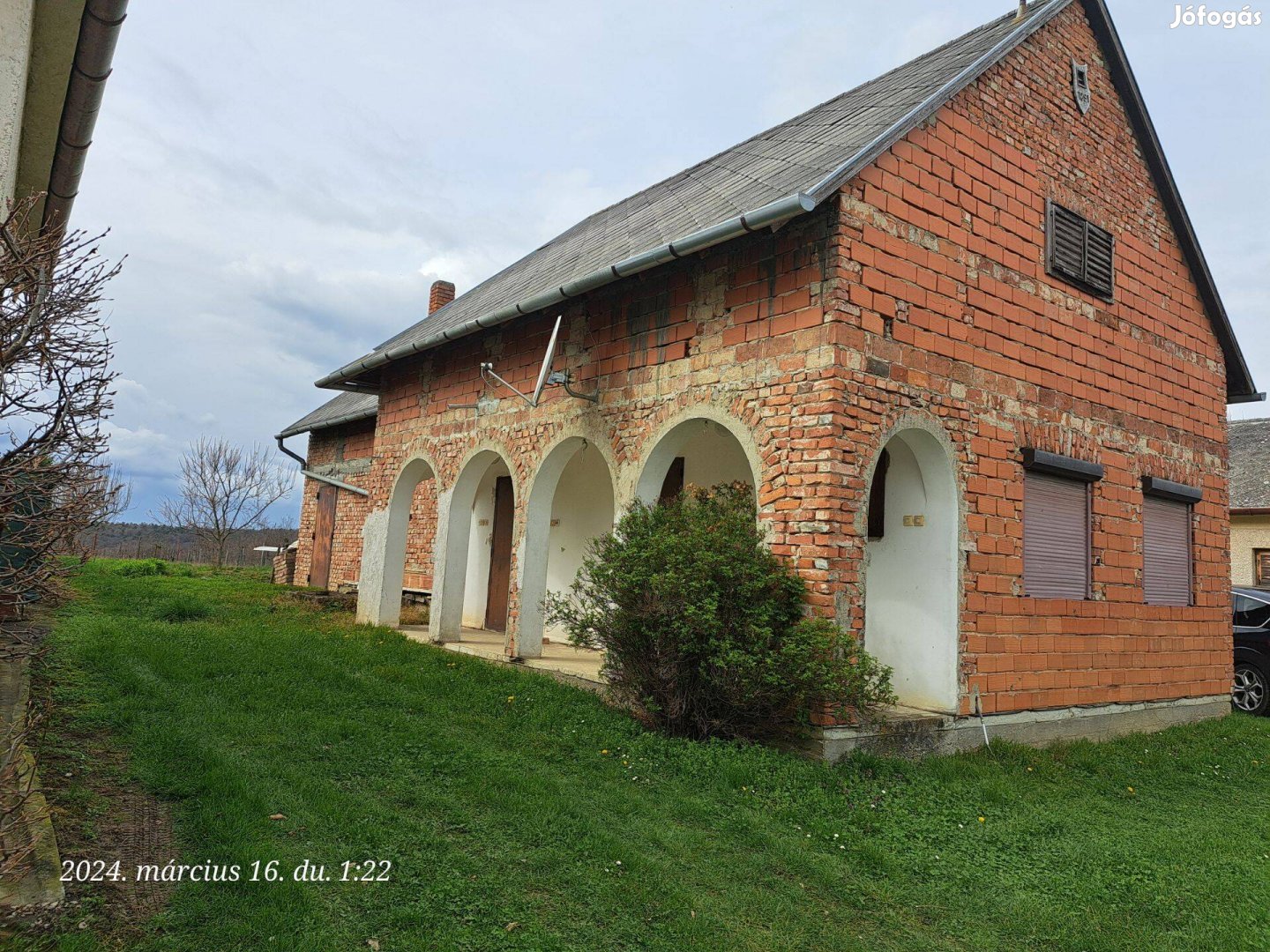 Nagykanizsa Cserfő hegyén zártkerti ingatlan tégla építésű házzal
