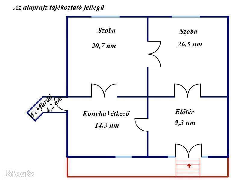 Nagykőrösi 85 nm-es lakás eladó