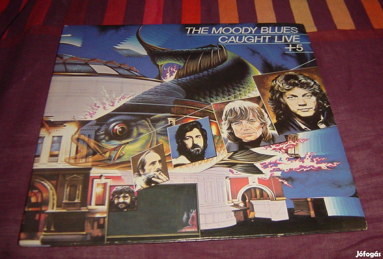 Nagylemez - The Moody Blues Caught Live +5 - 2 lps - Rock ( Vinyl )