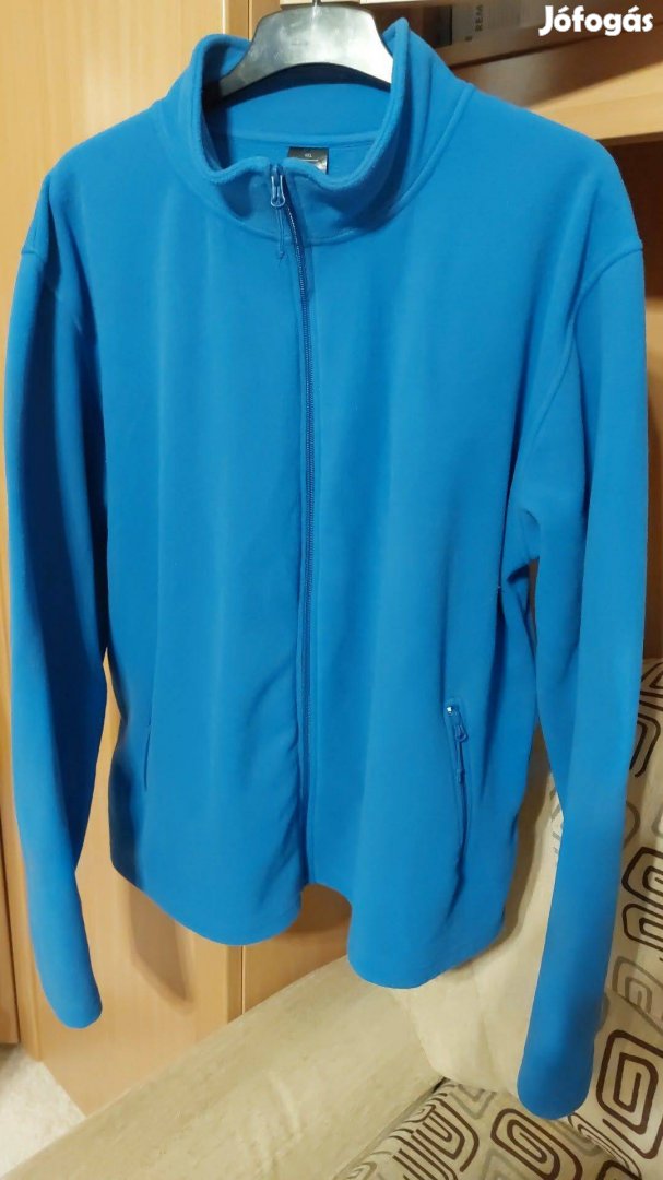 Nagyméretű 4XL-es meleg zippes felső, unisex