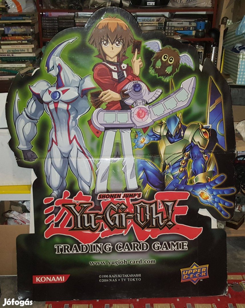 Nagyméretű Yu Gi Oh Karton Tábla 2000-Es Évek