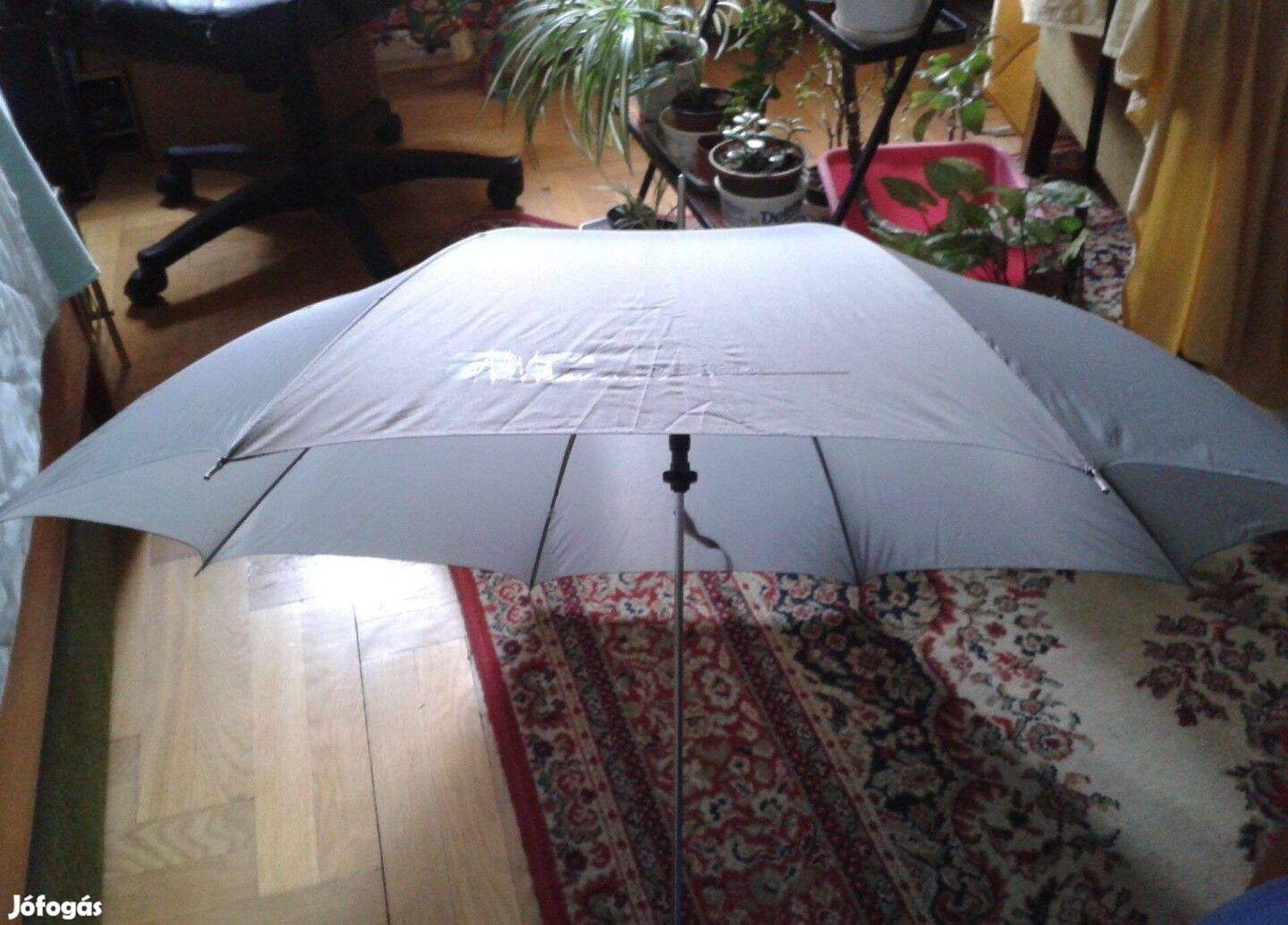 Nagyméretű automata szürke új esernyő