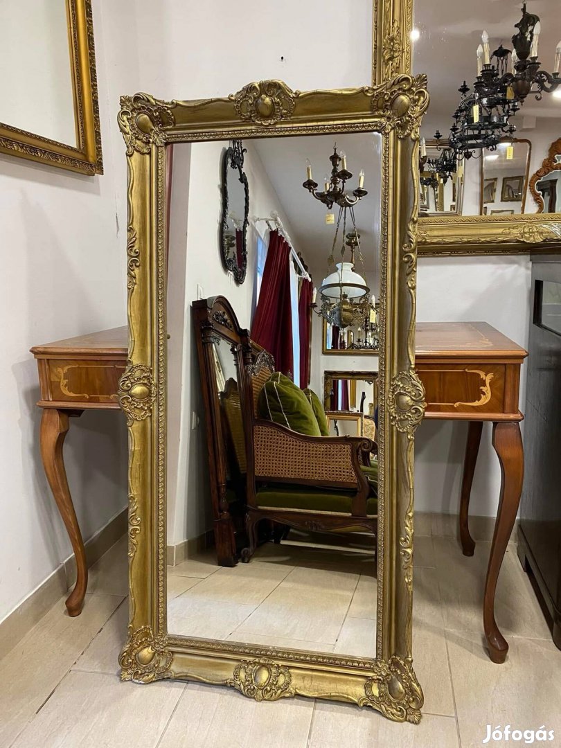 Nagyméretű blondelkeretes tükör
