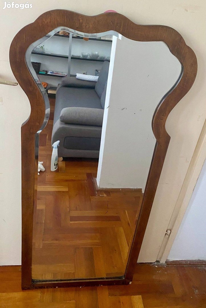 Nagyméretü fa tükör