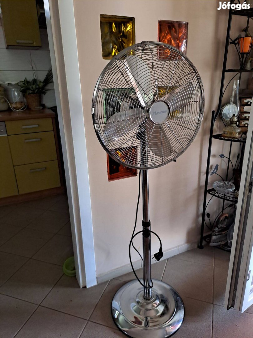 Nagyméretű fém ventilátor nagyon erős