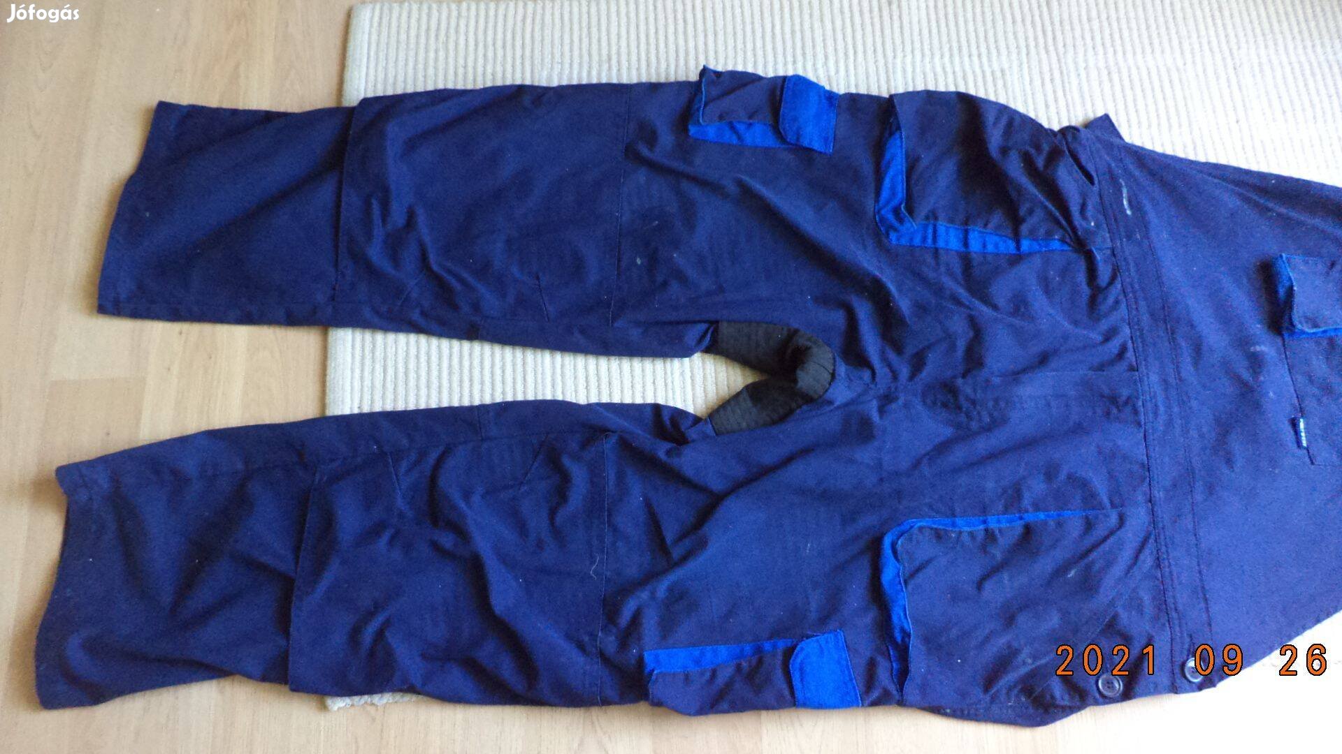 Nagyméretü férfi munkásnadrág erősitésekkel XXL